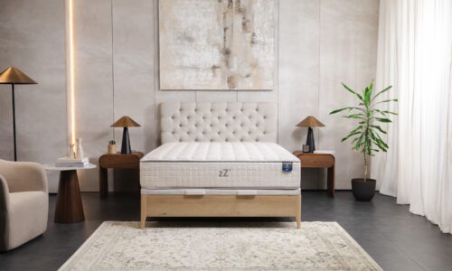 Canapé Flex Madera Abatible con Patas natural